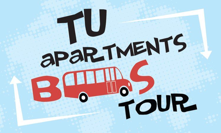 TU apartments bus tour